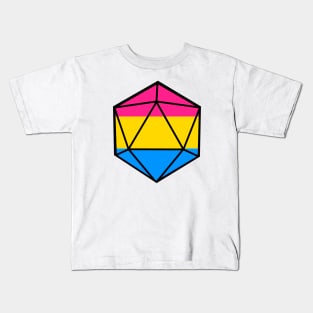 Pansexual Pride d20 Kids T-Shirt